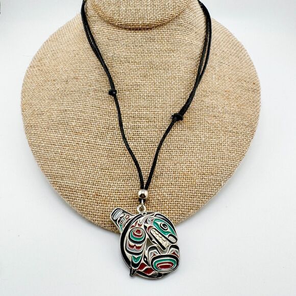 Signed Joe Wilson Orca Pendant – Symbol of Strength Canada Indigenous Artisan - Picture 6 of 11